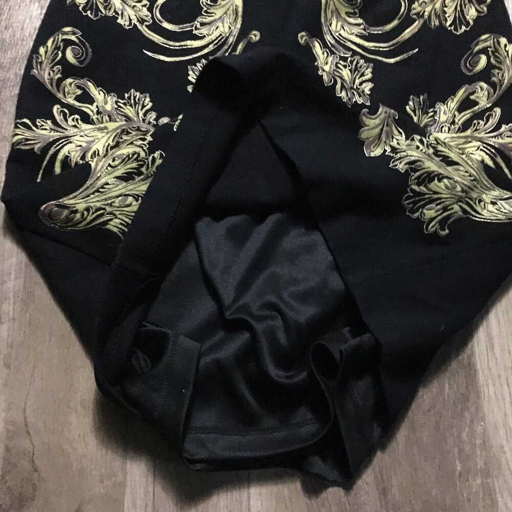 Vintage 90s/Y2K CachΓ© Baroque Midi Bodycon Dress USA Made - Picture 10 of 16